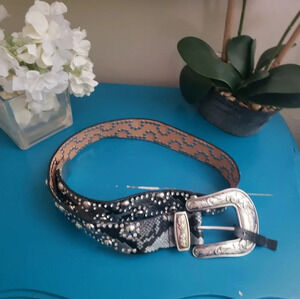 Brand New Guess Python Studded Belt